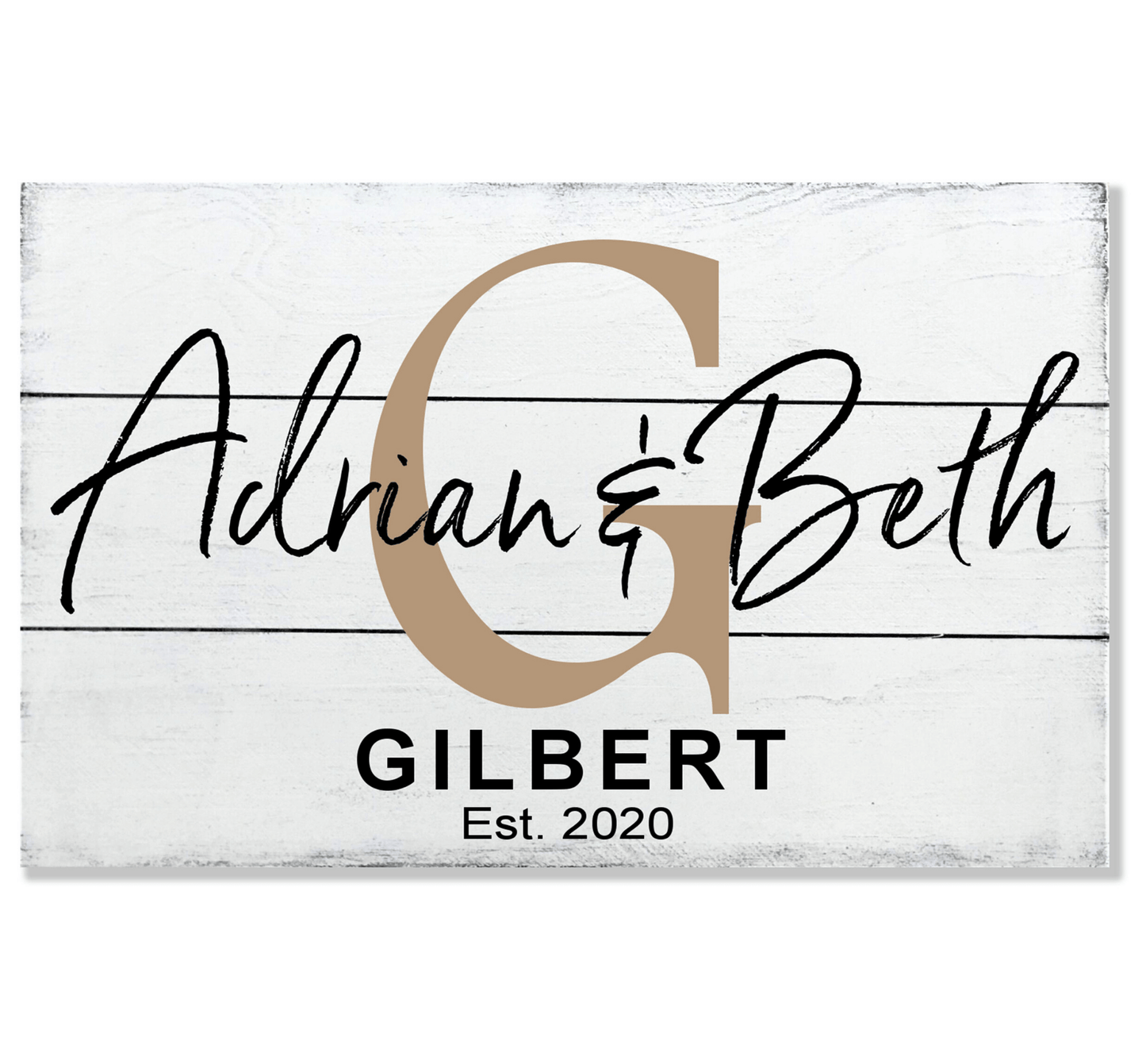 Personalized Family Name Sign