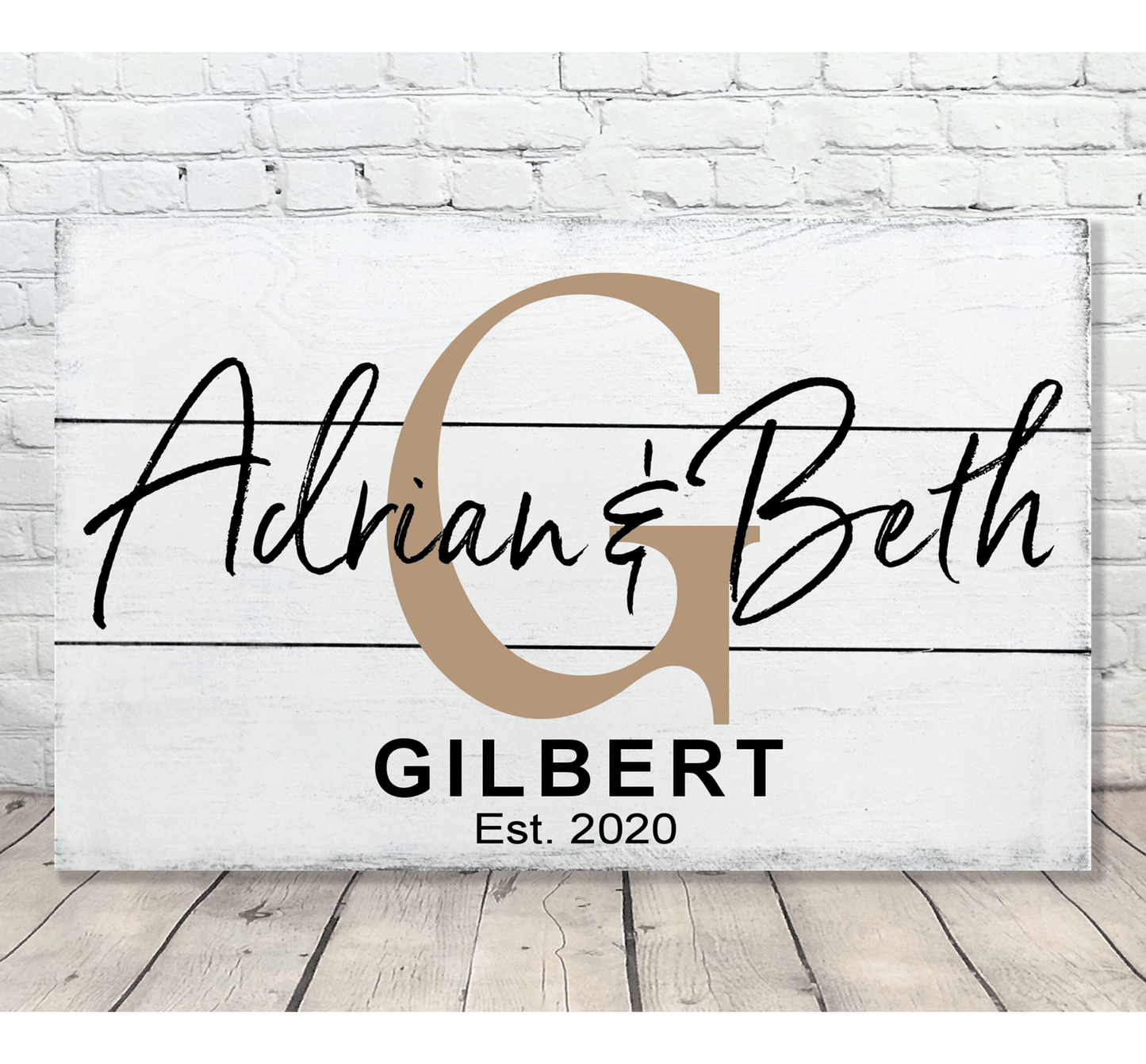 Personalized Family Name Sign