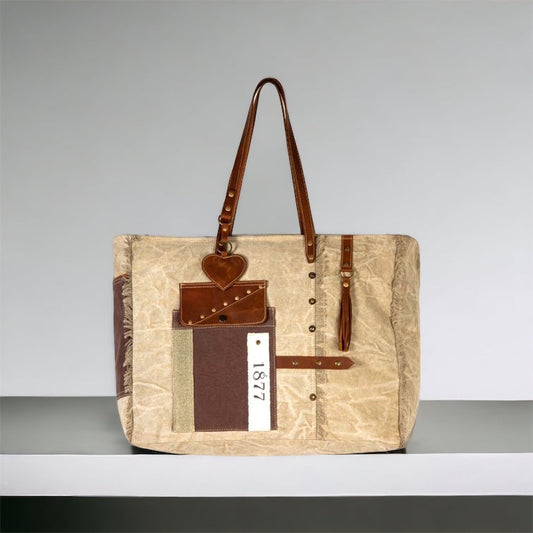 Myra Yesteryear Vintage Weekender Bag