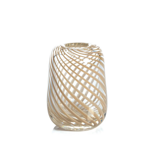 Swirl Glass Bud Vases
