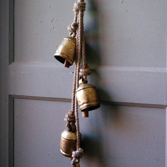 Rustic Hanging Metal Bells