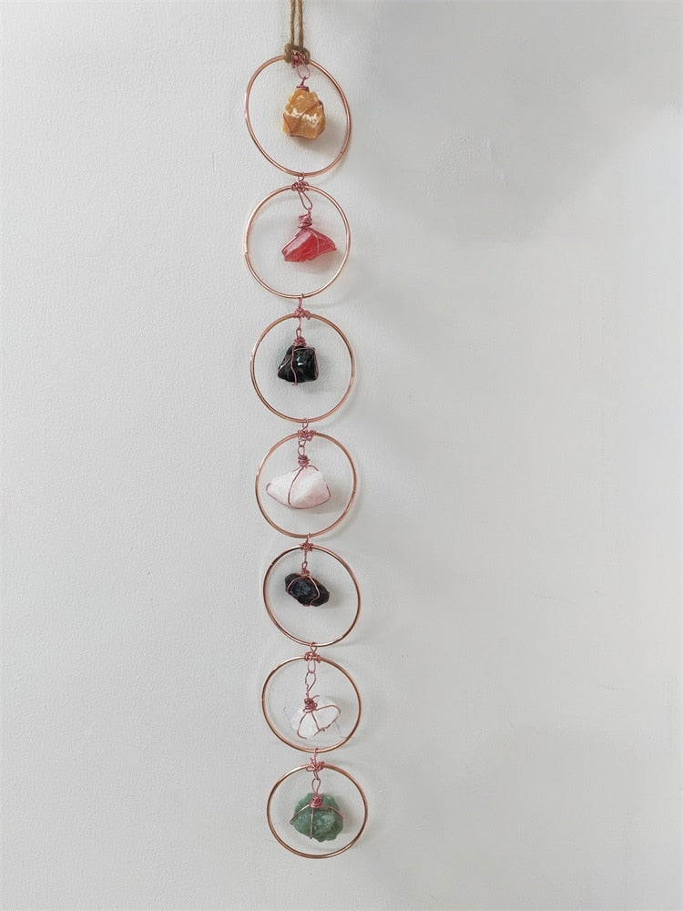 Crystal 7 Chakra Gemstone Wall Room Décor