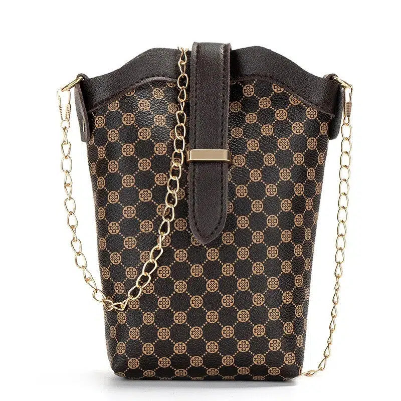 Polka Dot Print Casual Shoulder Bag-Handbags-Bennys Beauty World