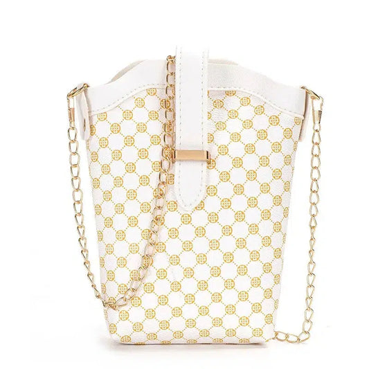 Polka Dot Print Casual Shoulder Bag-Handbags-Bennys Beauty World