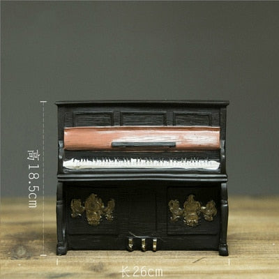 Rock Band Art Statue: Resin Character Model for Creative Home Decor and Craft Supplies