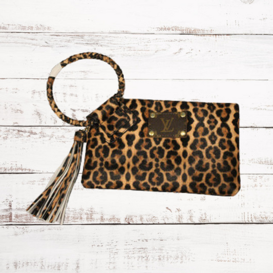 Upcycled Louis Vuitton Tasseled Wrislet