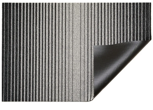 Domino Stripe Shag Doormat 18" x 28"