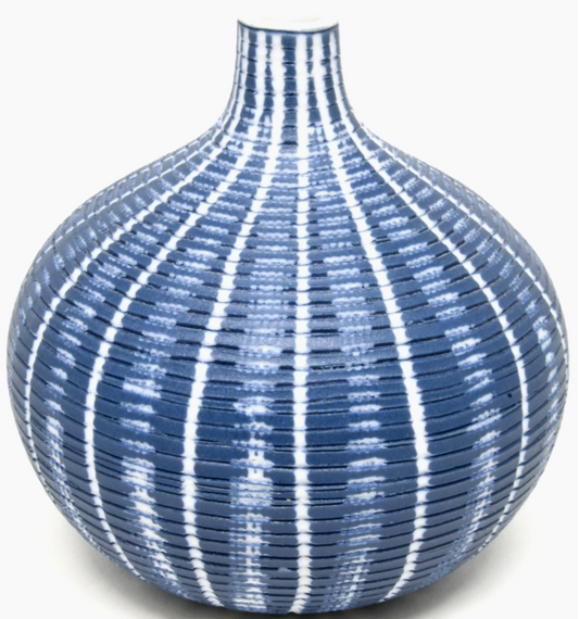 Tiny Blue Congo Vase