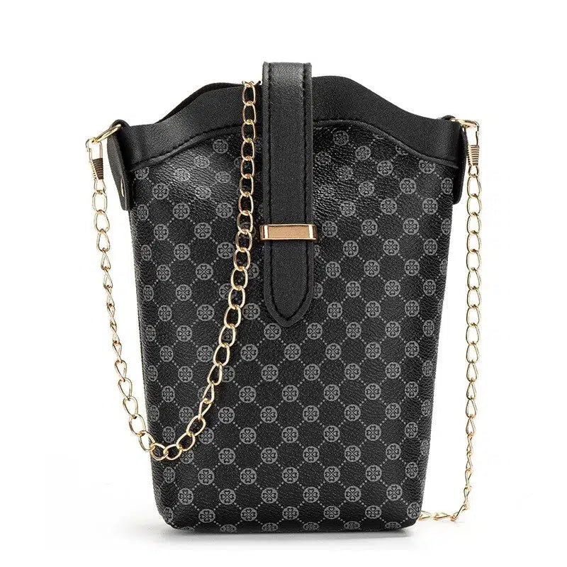 Polka Dot Print Casual Shoulder Bag-Handbags-Bennys Beauty World