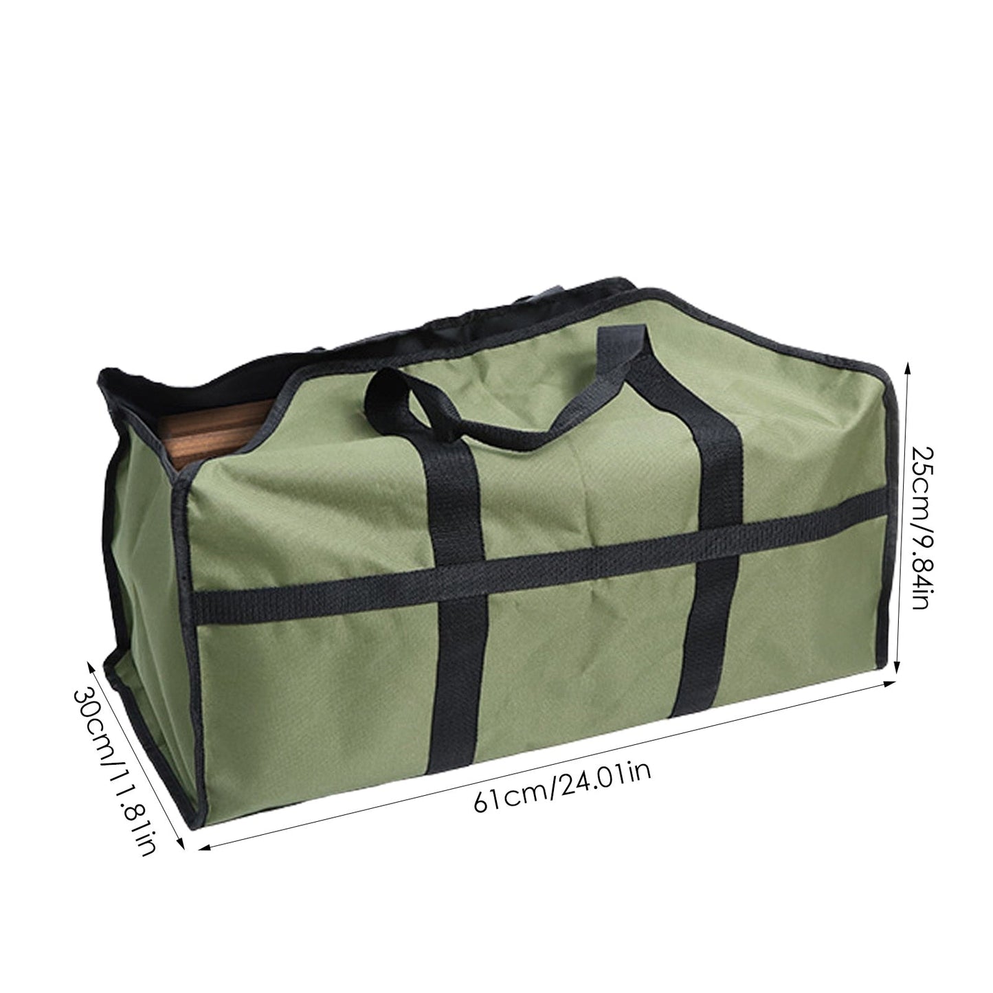 Wood Carrying Bag Firewood Storage Bag Oxford Outdoor Camping Wood Log Carrier Match Bag Package Outdoor Tote Home Fireplace Supplies ShopOnlyDeal