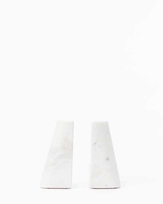 Tapered Marble Bookends (Set of 2)