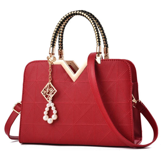 Women Handbag Patchwork Shoulder Messenger Office Work PU Leather Female Bag Ladies Luxury Handbag Fashion Elegant Shoulder Bag ShopOnlyDeal