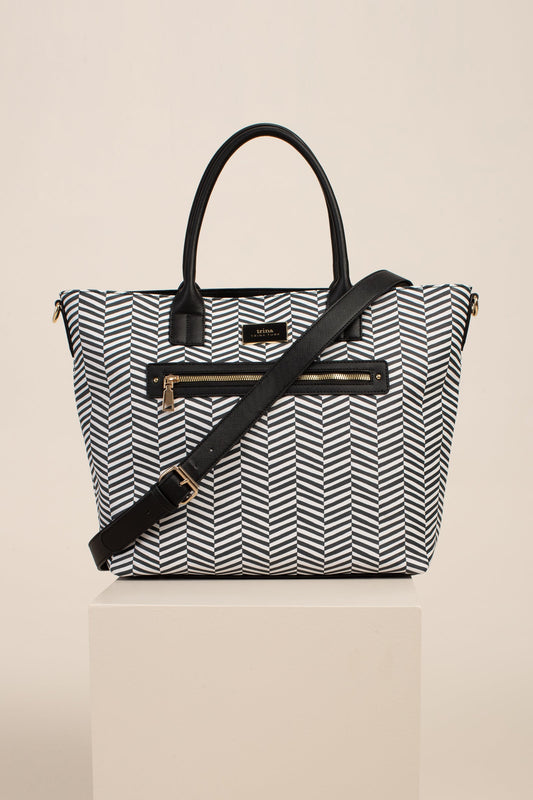 BLACK/IVORY MULTI