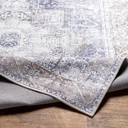 Amelie Rug - AML2360 - Blue/Brown