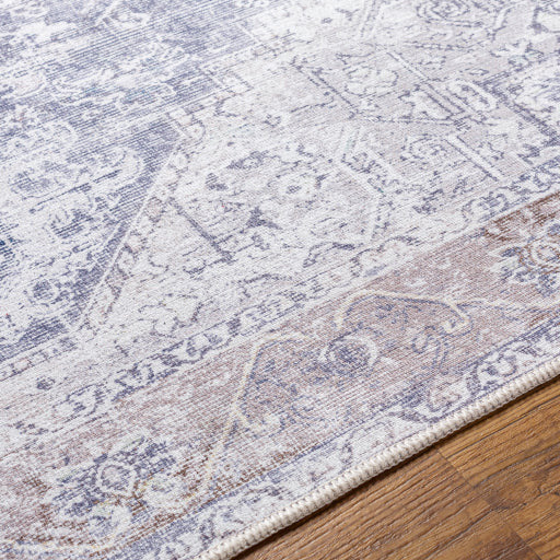 Amelie Rug - AML2360 - Blue/Brown