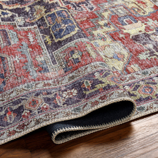 Amelie Rug - AML2372 - Red/Navy