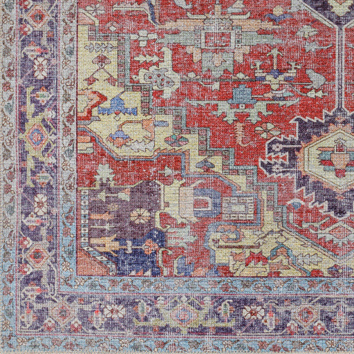 Amelie Rug - AML2372 - Red/Navy