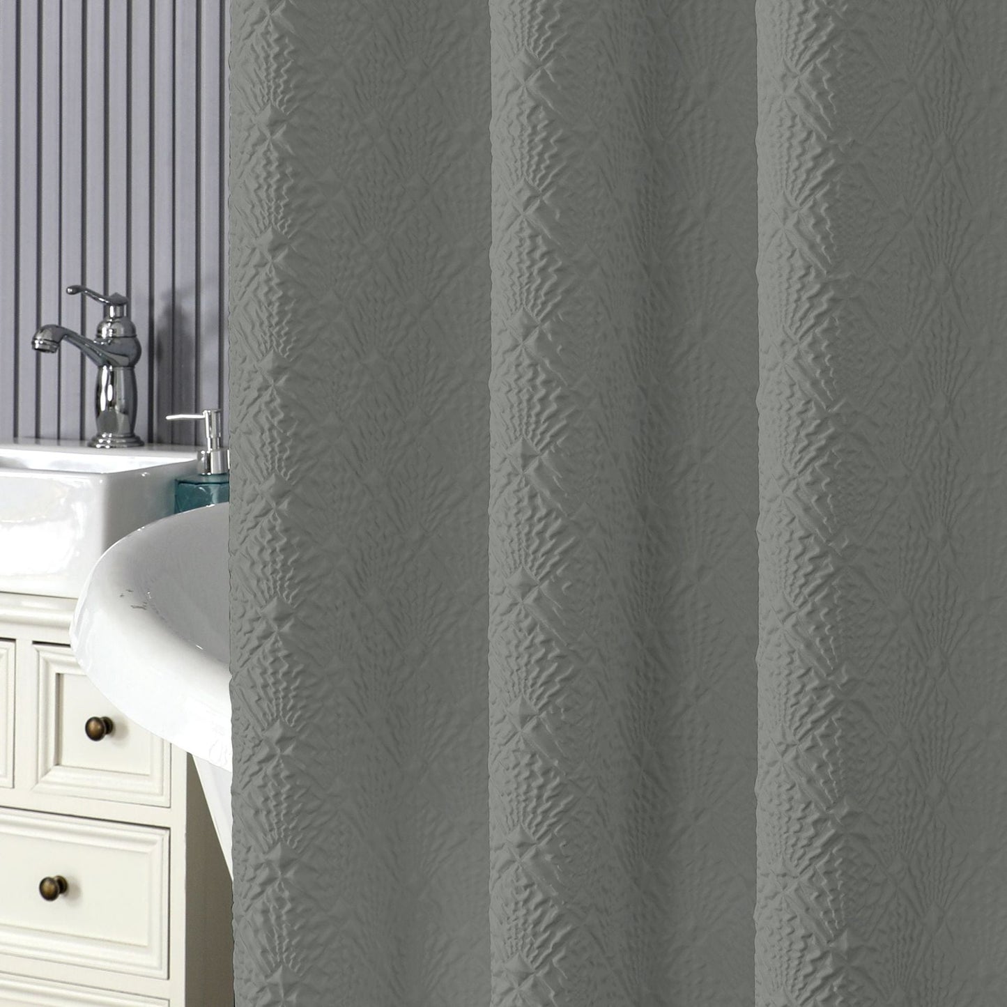 Composite Foaming Polyester Waterproof And Mildew-proof Shower Curtain