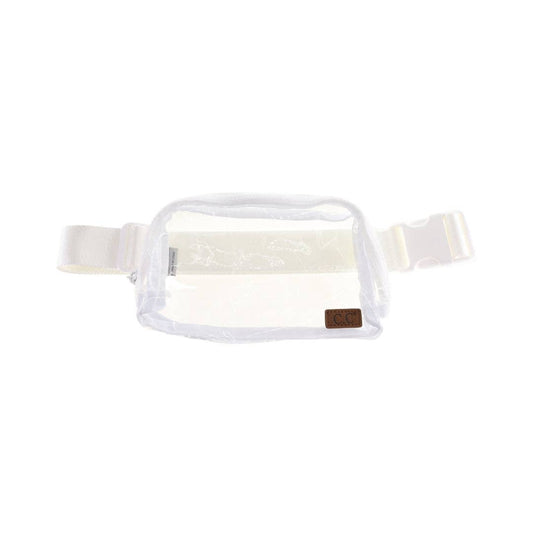 Clear Belt Bag ~ White