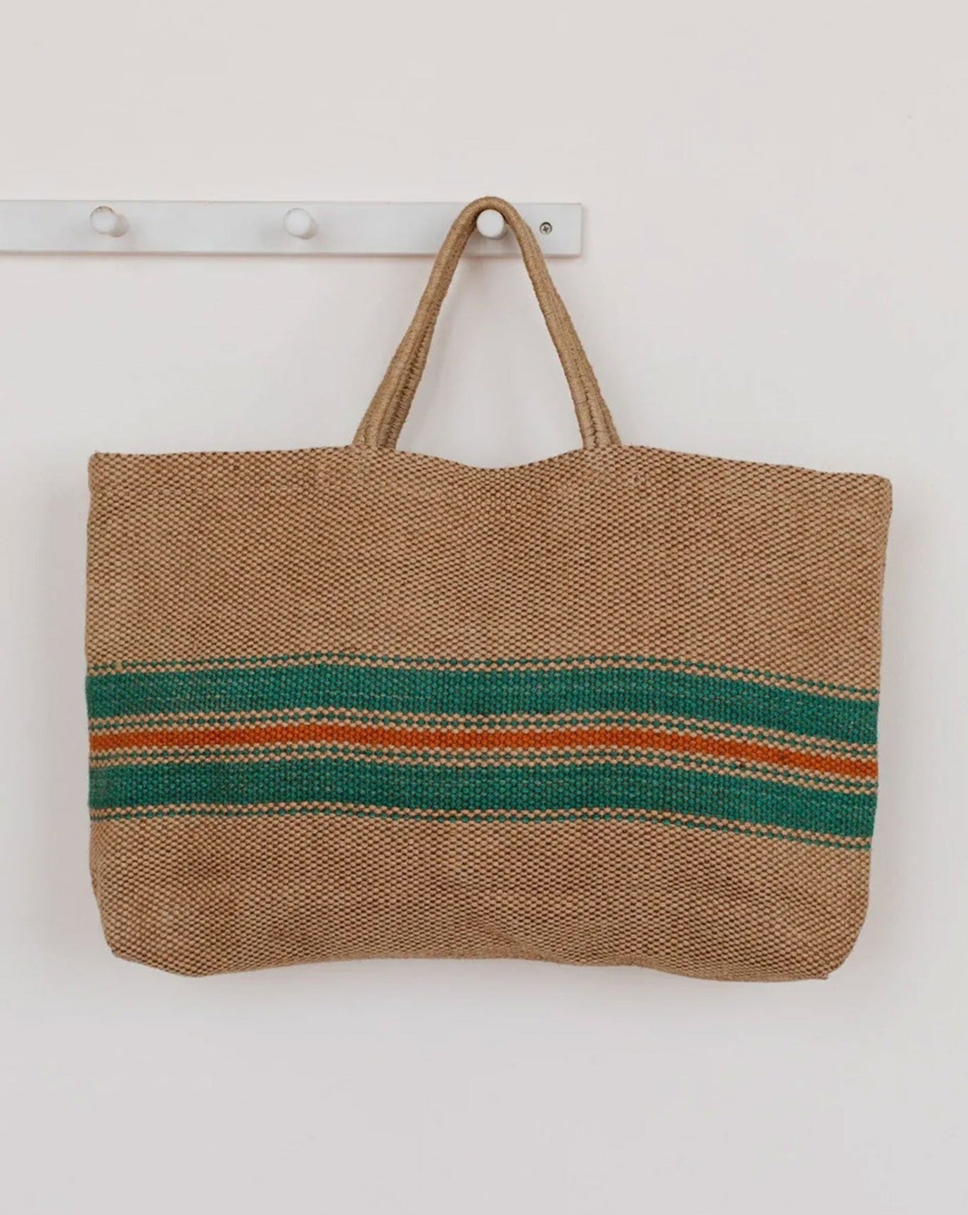 Baja Wide Jute Market Shopper Bag