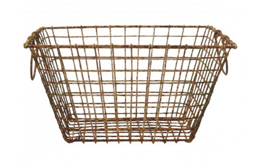 Vintage Belgian Mussel Basket