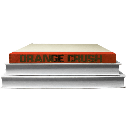 Blu Books - Gold Lettered Song Title on Orange Decor e-lawrence-GL-SONG-COLOR-O-XL 123456750463