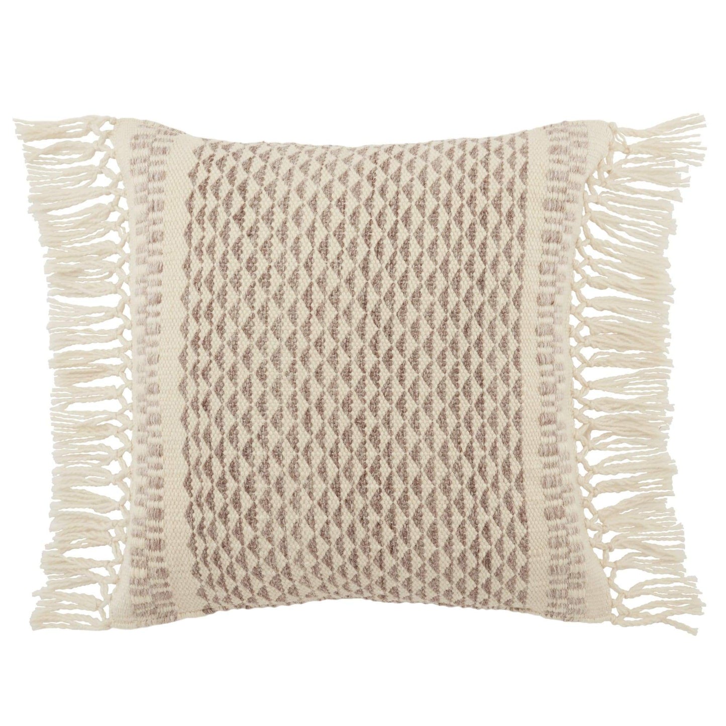 BLU Home Liri Edris Indoor/Outdoor Pillow - Stone Gray Pillow & Decor jaipur-PLW103718 887962888132