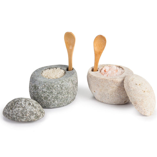 BLU Kitchen Beach Stone Salt Cellar