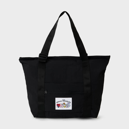 BT21 BABY Travel Foldable Shoulder Bag Black