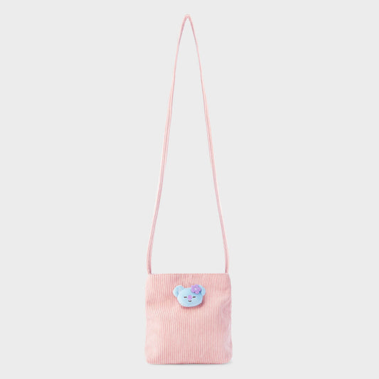 BT21 KOYA Mini SPRING DAYS Corduroy Crossbody Bag