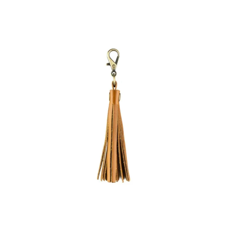 Andar Tassel Keychain Camel Tan
