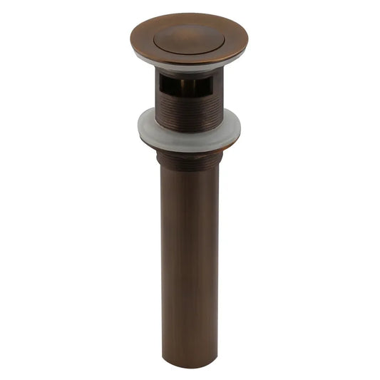 Classic Antique Solid Brass Pop-Up Drain - With Overflow