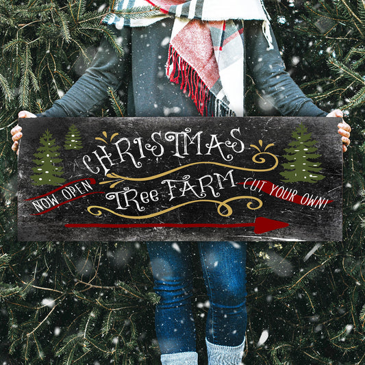 Christmas Tree Farm Wood Sign