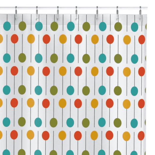Washable Fabric Shower Curtain With Unique Fun Design For Kids - Lovabubble