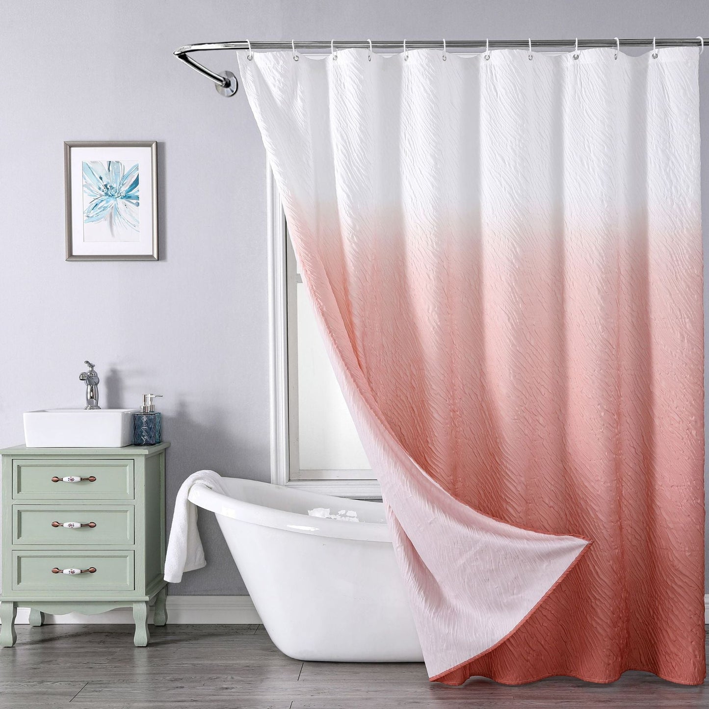 Composite Foaming Polyester Waterproof And Mildew-proof Shower Curtain