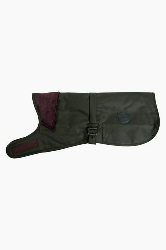 Olive Wax Dog Coat