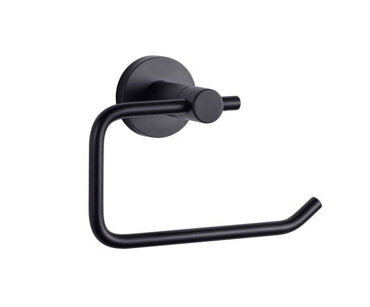 Bagno Nera Stainless Steel Toilet Paper Holder - Matte Black