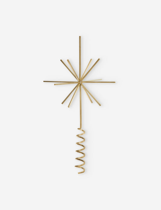 Brass Star Tree Topper by Ferm Living
