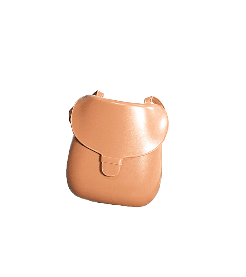 Hometown Cha-Cha-Cha Yoon Hye-jin (Shin Min-a) Inspired Bag 005 - ONE SIZE ONLY - 17 CM x 14 CM x 5 CM / Beige - Handbags
