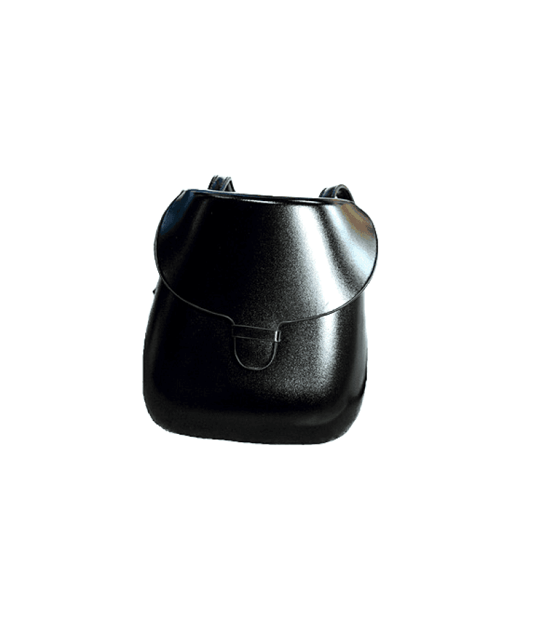 Hometown Cha-Cha-Cha Yoon Hye-jin (Shin Min-a) Inspired Bag 005 - ONE SIZE ONLY - 17 CM x 14 CM x 5 CM / Black - Handbags