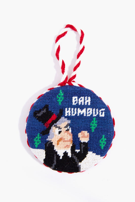 Scrooge Needlepoint Ornament