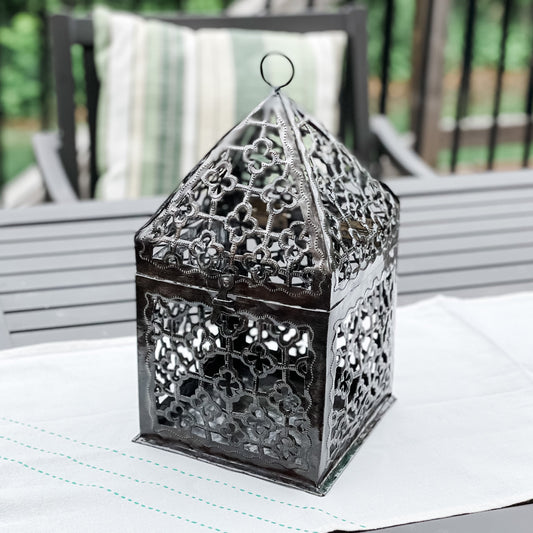 Recycled Metal Lantern