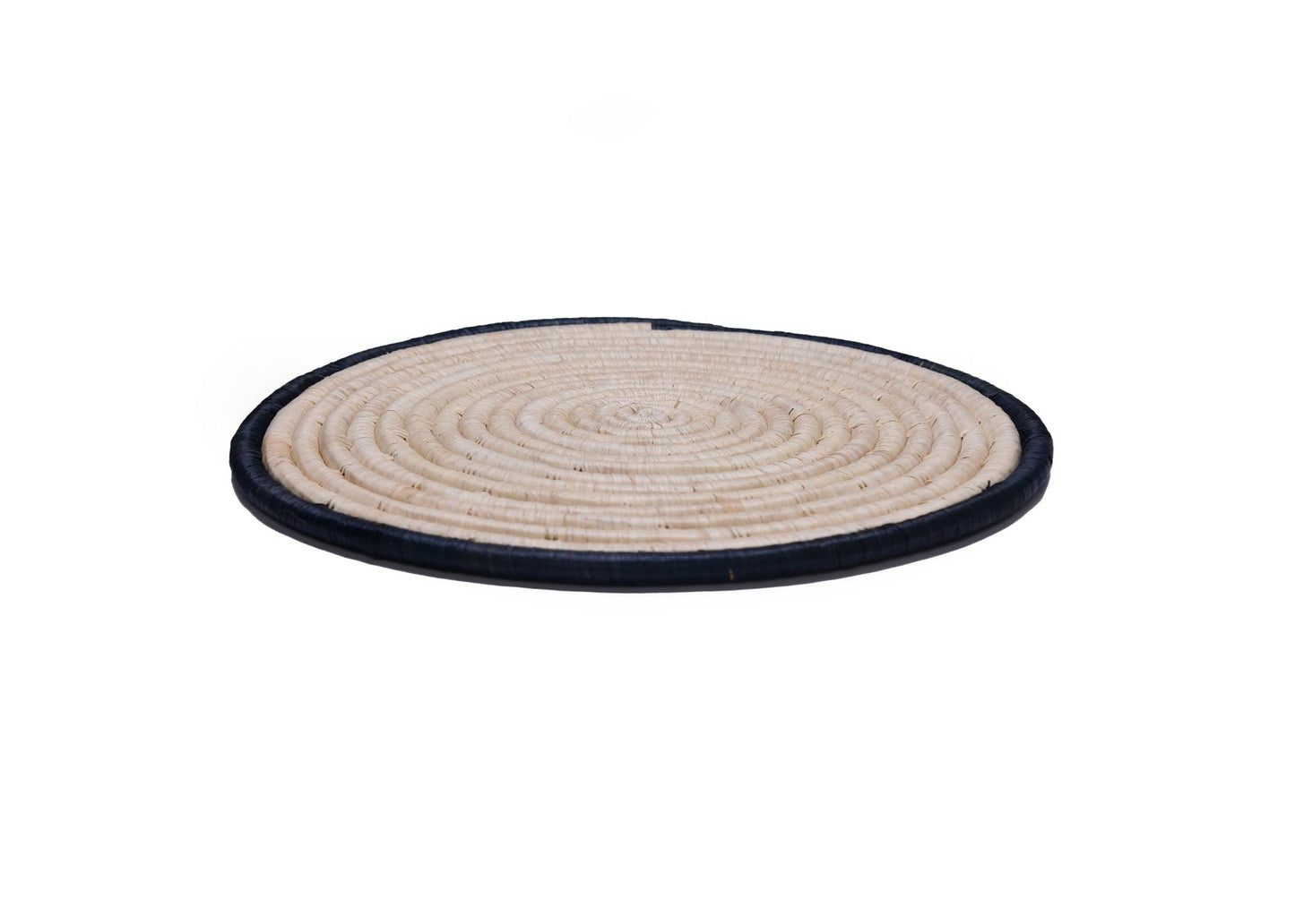Dark Gray Ring Charger Wall Disc