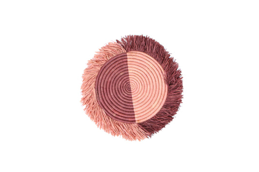 Small Blossom Fringed Wall Disc I