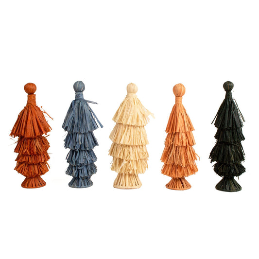 Small Fringed Holiday Tree Set
