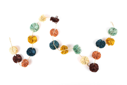 Multicolor Pom Pom Garland