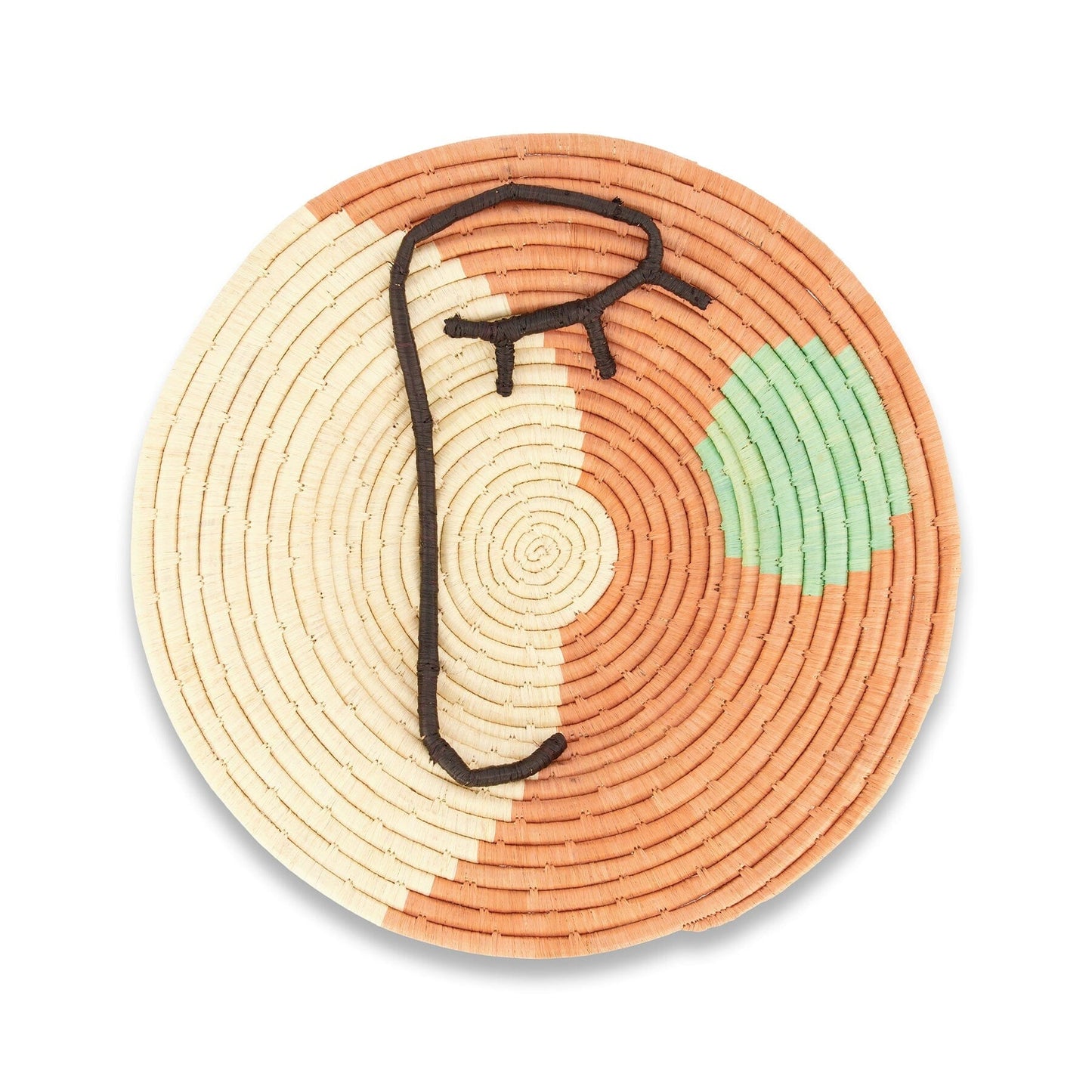 Town Square Wall Plate - Abstract Face
