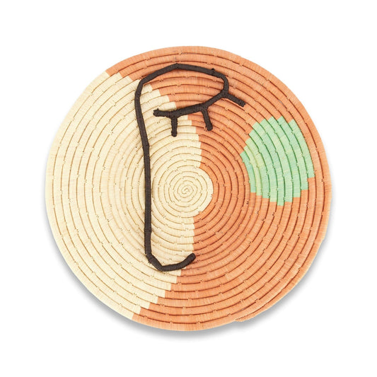 Town Square Wall Plate - Abstract Face