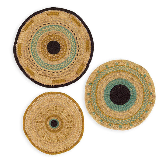 Town Square Wall Plate Set - Cobblestone