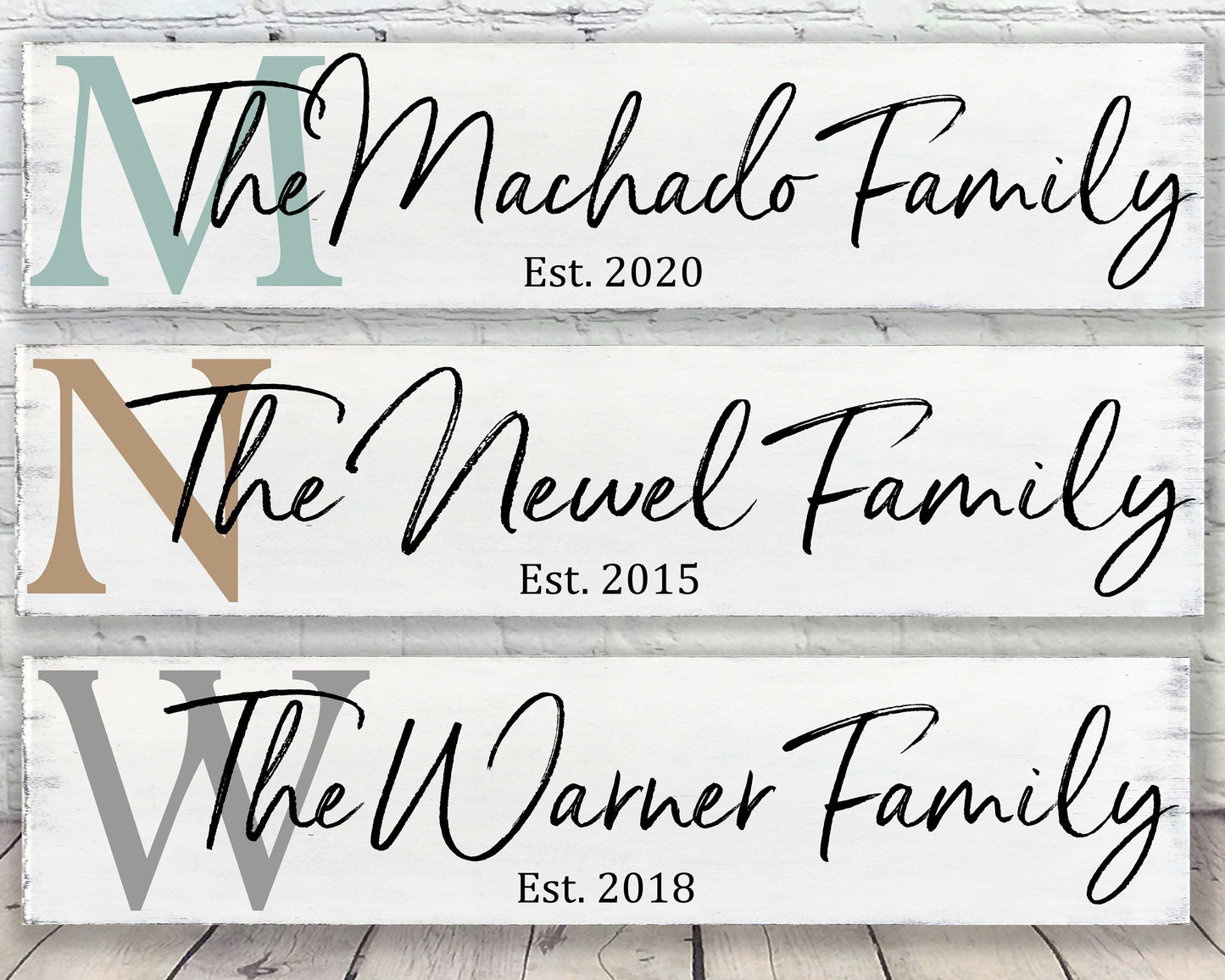 Personalized Family Name Sign